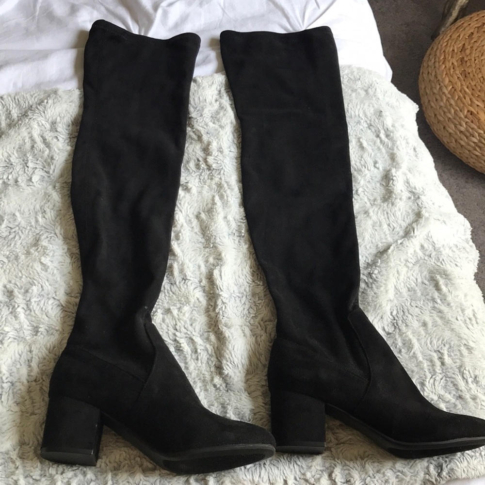 Steve Madden suede over the knee boots